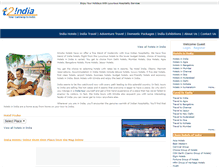 Tablet Screenshot of hotels.t2india.com