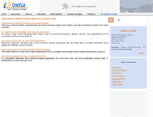Tablet Screenshot of news.t2india.com